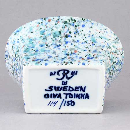 オイバトイッカ ロールストランド グラニット ボウル 器 ドット Rorstrand/ロールストランド Oiva Toikka セラミックボウルW11cm